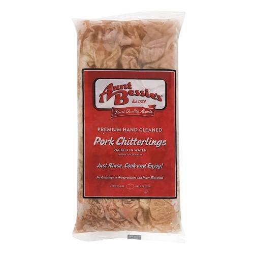 Aunt Bessie's Premium Hand Cleaned Pork Chitterlings, 5lb Cook Swedish