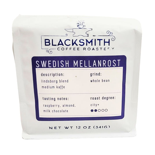 Blacksmith Coffee Swedish Mellanrost, 12oz