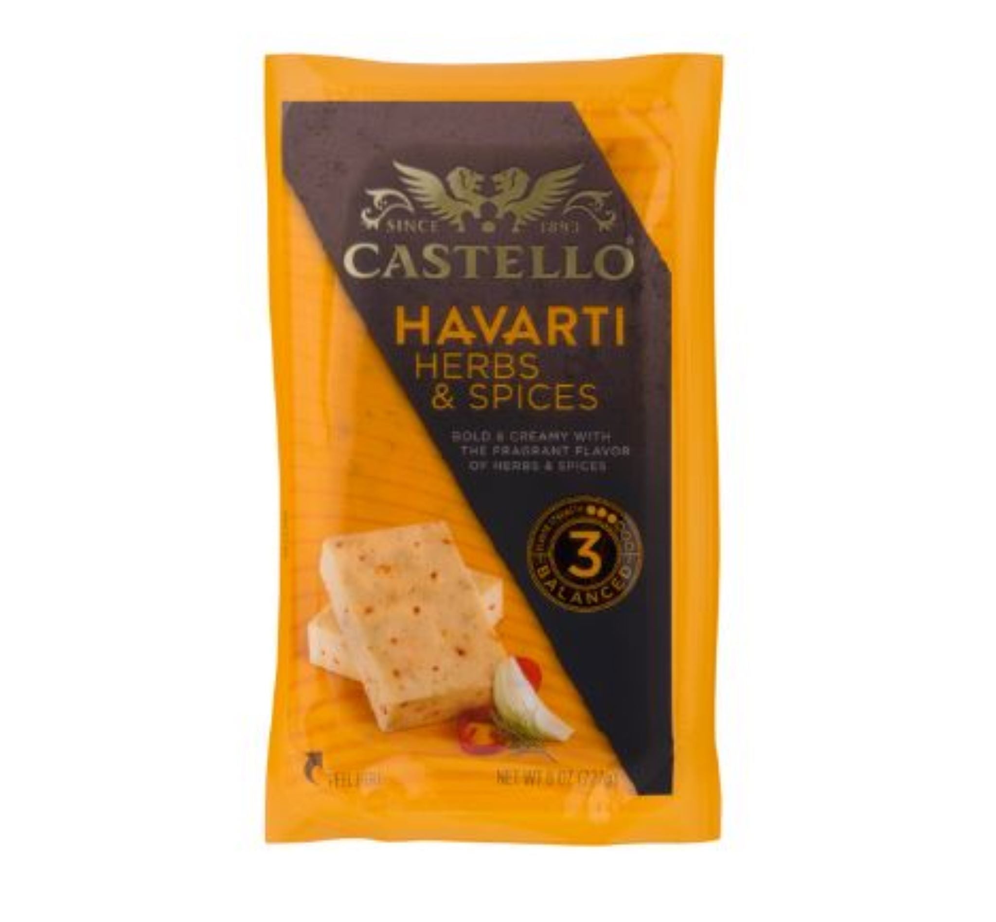 Castello Herbs & Spices Havarti Cheese, 200g Cook Swedish
