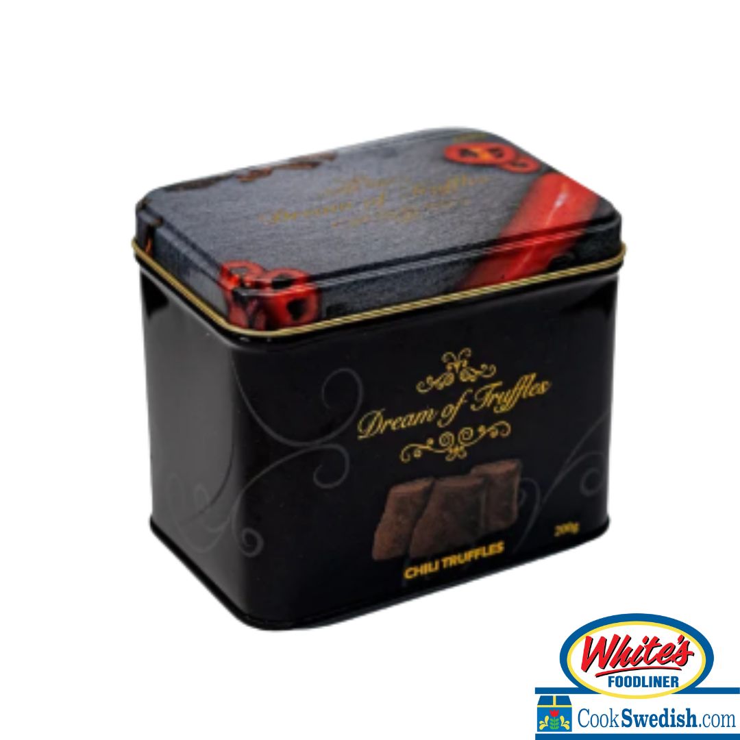 Dream of Sweden Chili Truffles, 7.05oz Tin – Cook Swedish