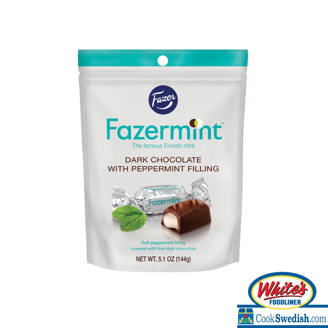 Fazer Fazermint Dark Chocolate Peppermint Creams Bag, 5.1oz – Cook