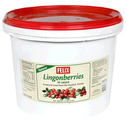 Felix Lingonberries, 11lb Tub