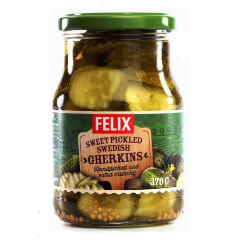 Felix Sweet Pickled Swedish Gherkins, 13oz