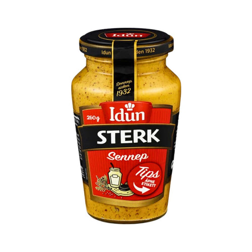 Idun Hot Mustard, 9.52oz