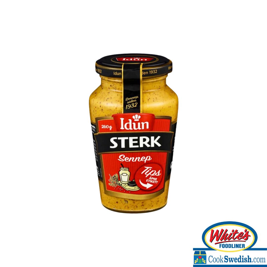 Idun Hot Mustard, 9.52oz – Cook Swedish
