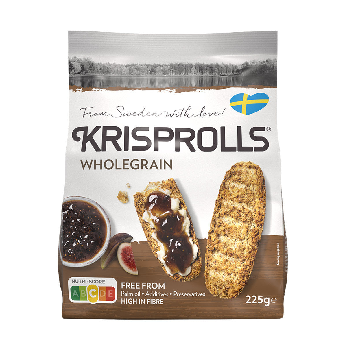 Buy Krisprolls Natural Crispbread (225g) cheaply