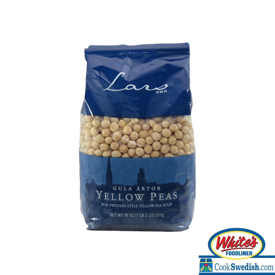 Lars Own Yellow Peas, 18oz