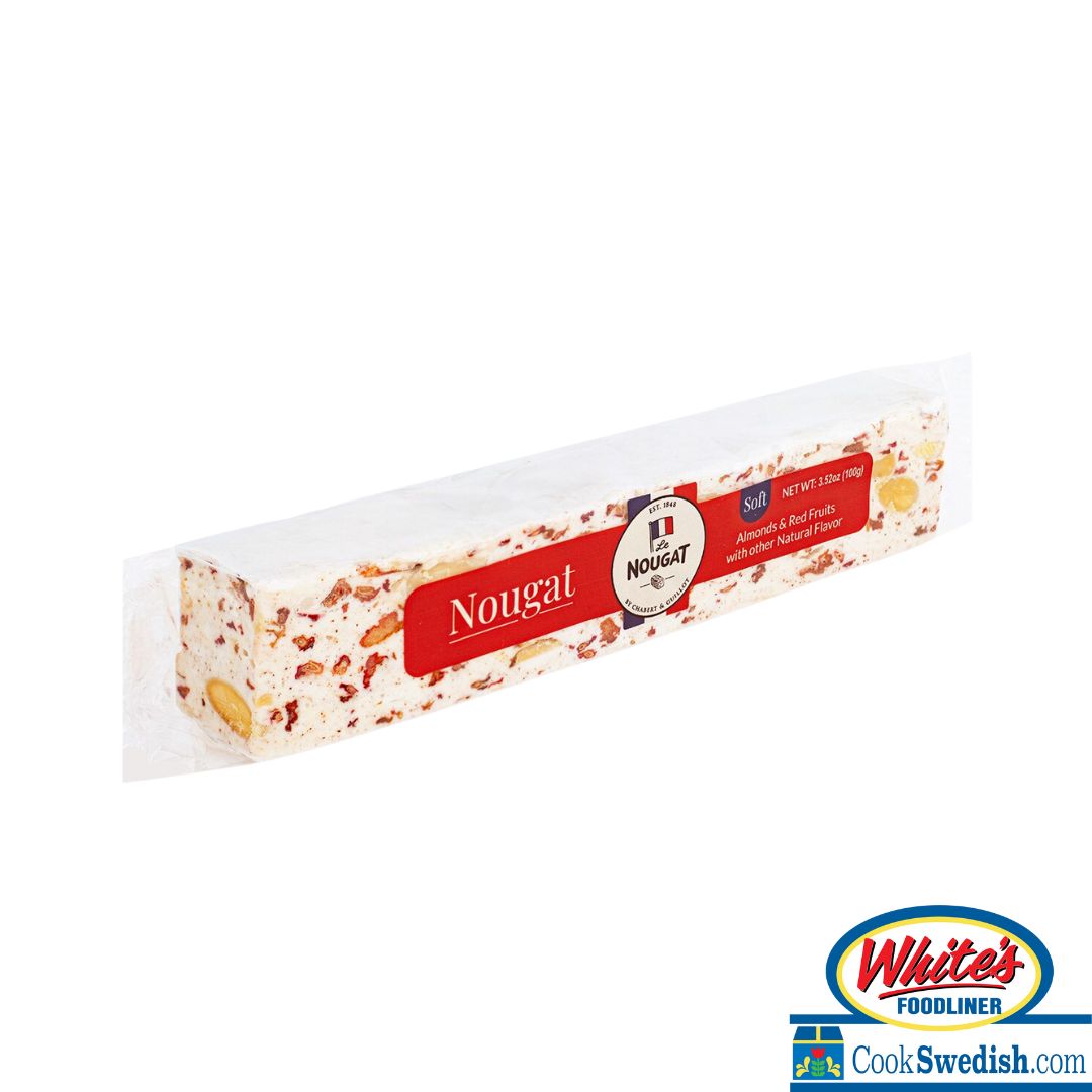 Le Nougat Soft Almond & Red Fruits Nougat Bar, 3.52oz – Cook Swedish