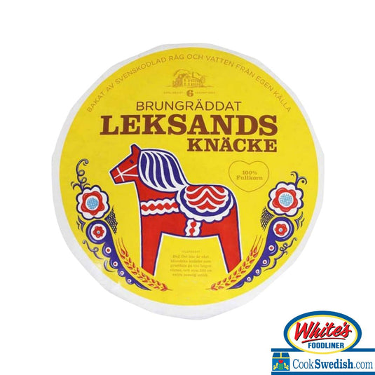 Leksands Knacke Brown Baked Crispbread Rounds, 29.3oz