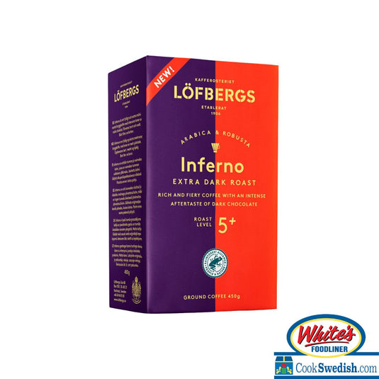 Lofbergs Inferno Extra Dark Roast Ground Coffee, 15.87oz