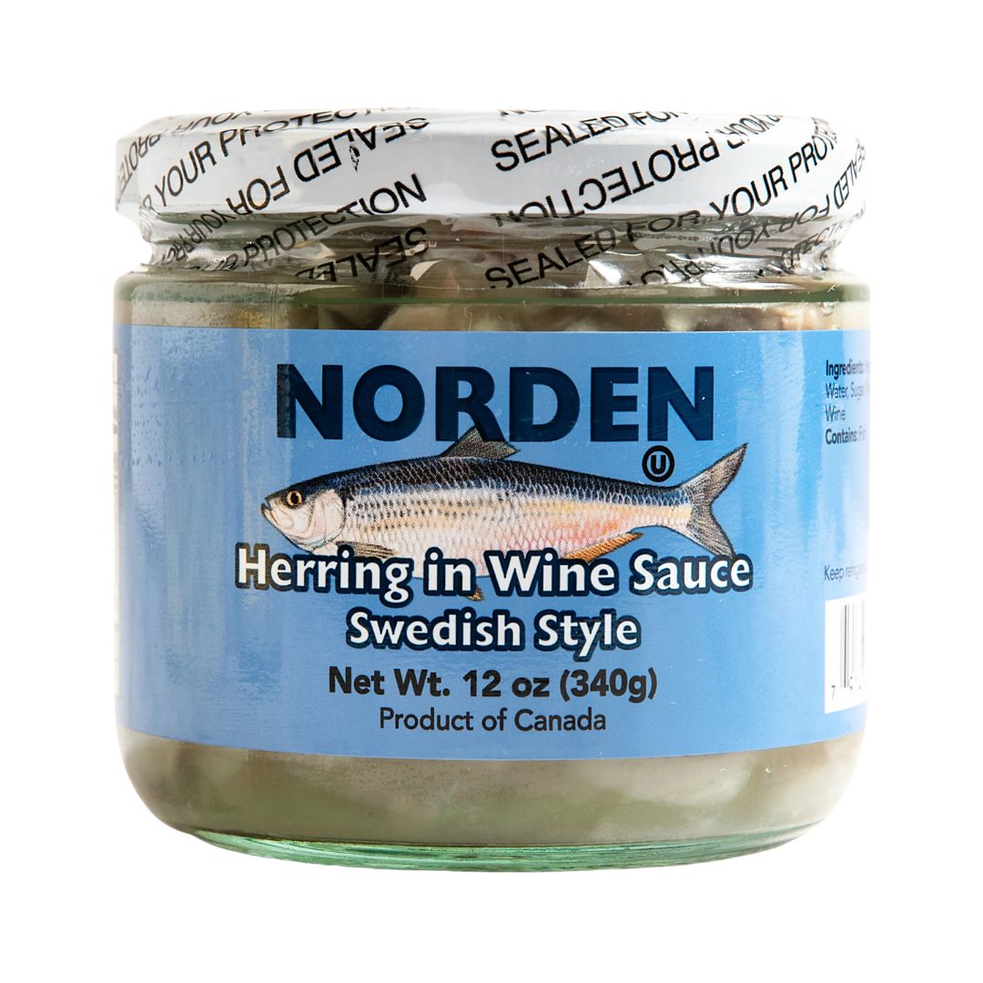 Norden Herring in Wine Sauce, 12oz Cook Swedish