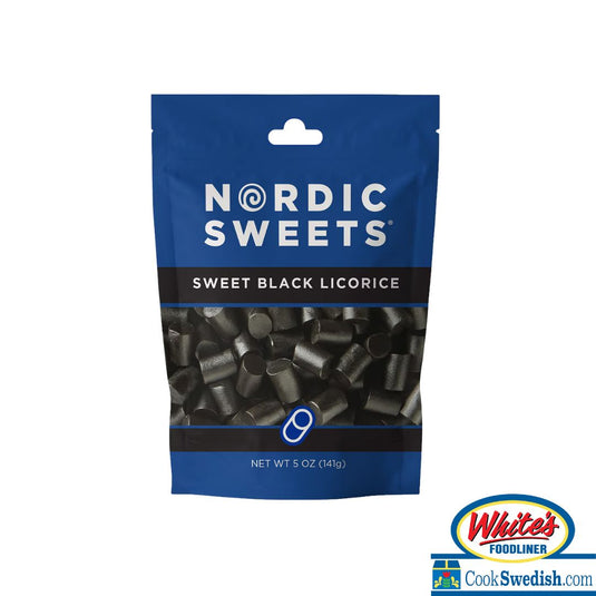 Nordic Sweets Sweet Black Licorice, 5oz