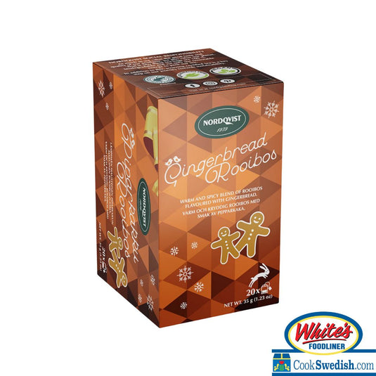 Nordqvist Gingerbread Rooibos Tea Bags, 20pc Box