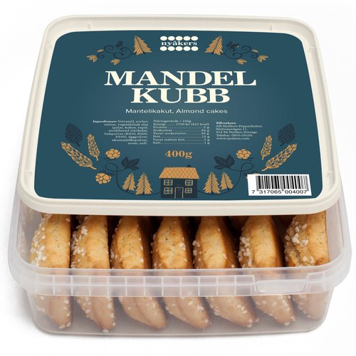 Nyakers Mandel Kubb - Mini Almond Cakes, 14.11oz – Cook Swedish