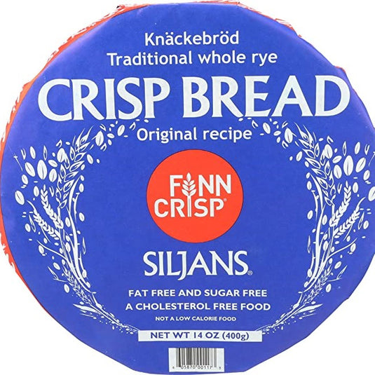 Siljans Knackebrod Traditional Whole Rye Crisp Bread, 14 oz.