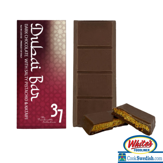 Trentasette Dubai-Style Dark Chocolate Bar with Salty Pistachio – 3.53 oz (100 g)