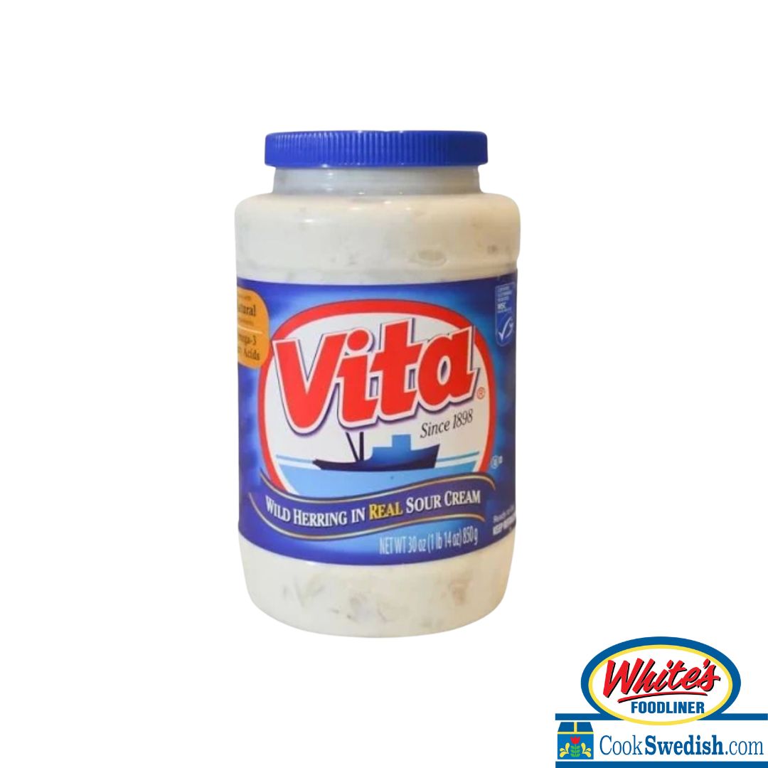 Vita Herring in Cream Sauce, 30oz – Cook Swedish