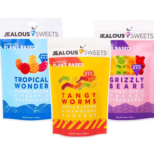 Jealous Sweets - Gluten Free, Plant Based Gummy Snacks, 4.4oz