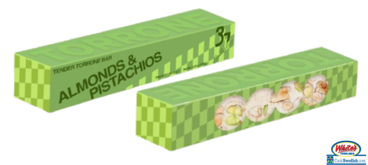 37 Collection Almonds & Pistachios Tender Torrone Bar 3.53oz