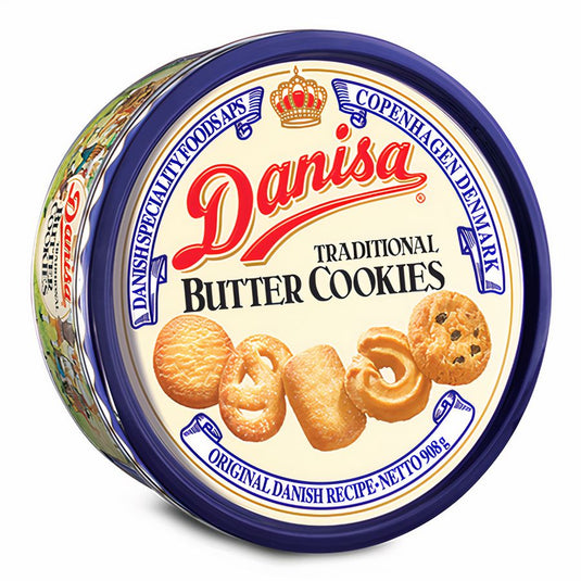 DANISA Butter Cookies - Tins, 32 OZ