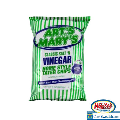 Art's & Mary's Salt & Vinegar Chips, 8oz