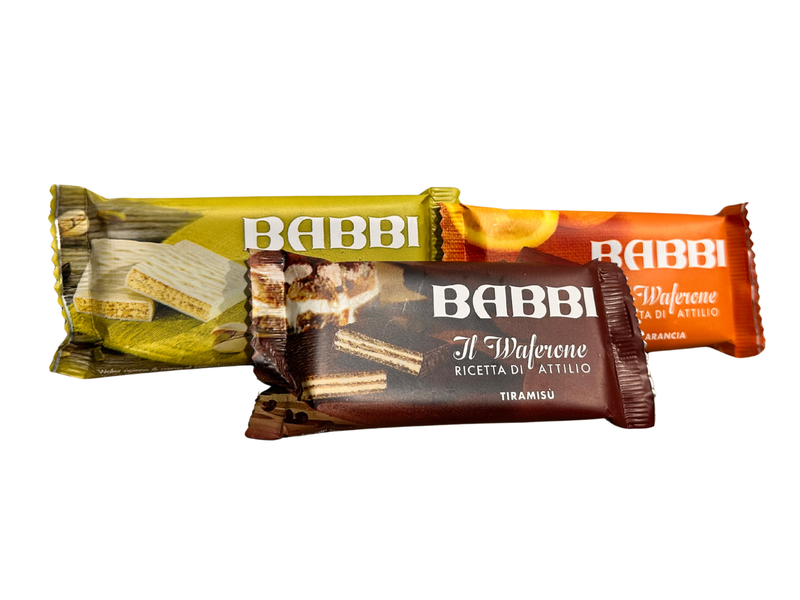 Load image into Gallery viewer, Babbi Il Waferone – Italian Chocolate Covered Wafer Bars (Assorted Flavors)
