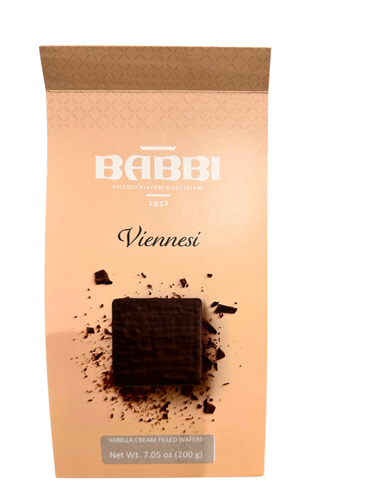 Babbi Viennesi – Vanilla Cream Filled Wafers (7.05 oz)