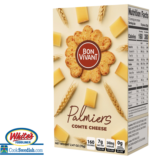 Bon Vivant Comté Cheese Palmiers Box – 2.47 oz