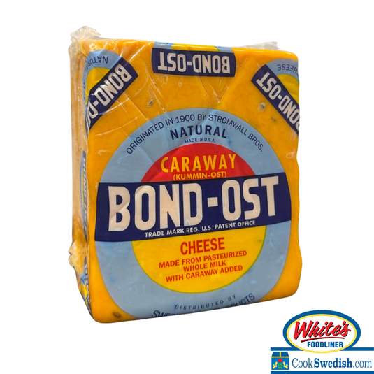Bond Ost Cheese, Whole with Caraway Seeds - 2lbs