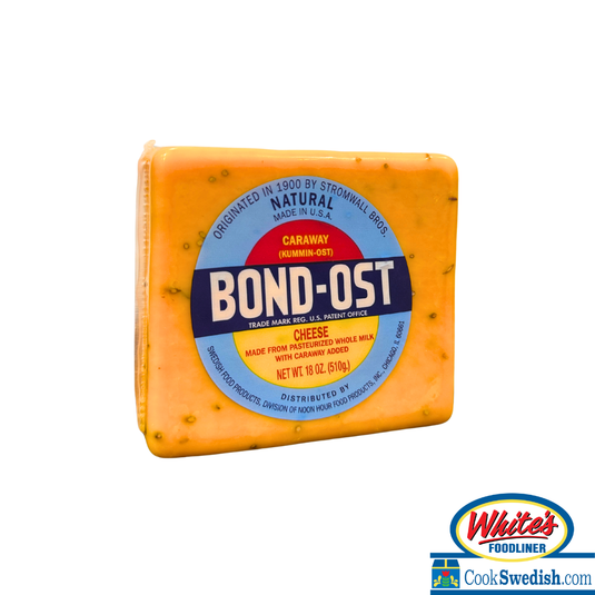 Bond Ost Cheese, Half Round with Caraway Seed - 1lb