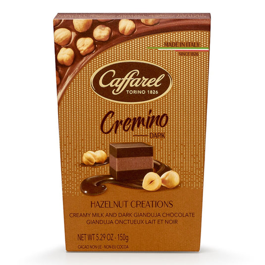 Caffarel Cremino Dark Hazelnut Chocolate – 5.29 oz (150g)