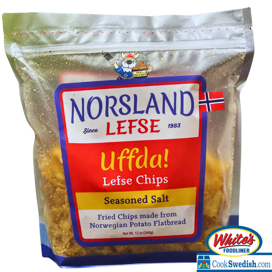 Norsland Uffda! Lefse Chips – Seasoned Salt, 12 oz