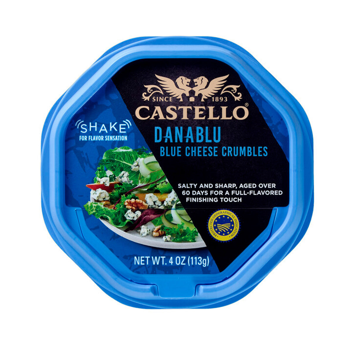Castello Blue Cheese Crumbles Cup, 4oz Cook Swedish