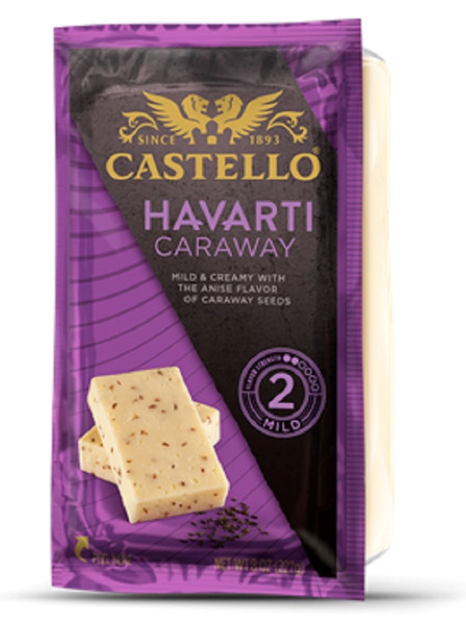 Castello Caraway Havarti Cheese, 200g – Cook Swedish