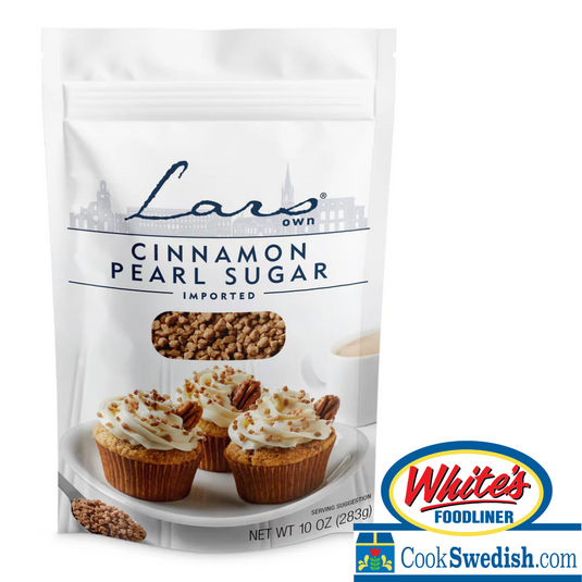 Lars Own Cinnamon Pearl Sugar – 10 oz (283g)