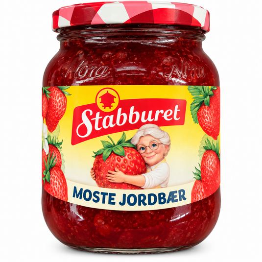 Stabburet Moste Jordbær Strawberry Jam