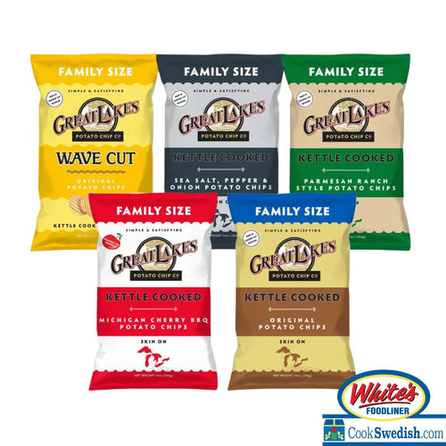 Great Lakes Potato Chips - Family Size, 14oz
