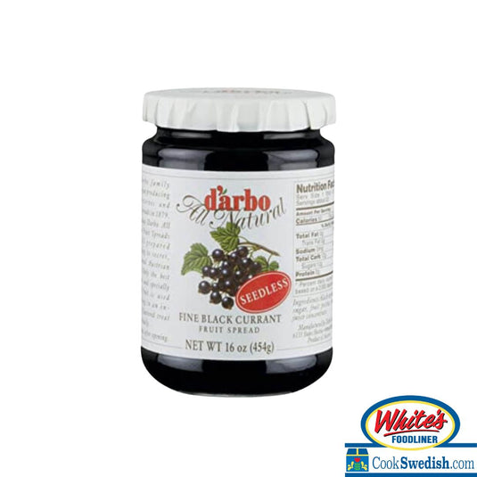 D'arbo Black Currant Fruit Spread, 16oz