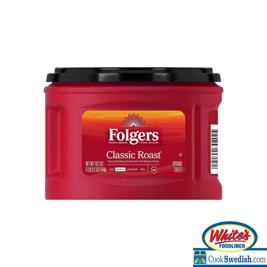Folgers Classic Roast Ground Coffee, 19.2oz
