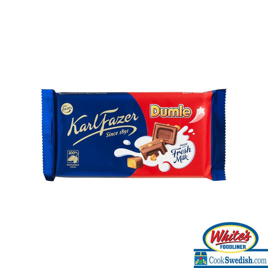 Fazer Dumle Milk Chocolate Bar, 5.11oz