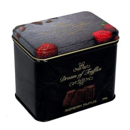 Dream of Sweden Raspberry Truffles, 7.05oz Tin