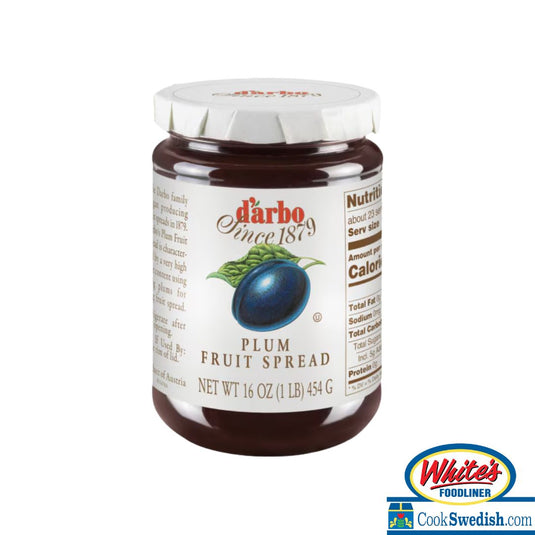 D'arbo Fine Plum Fruit Spread, 16oz