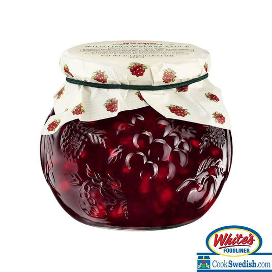 D'arbo Wild Lingonberry Sauce Fancy Jar, 21oz