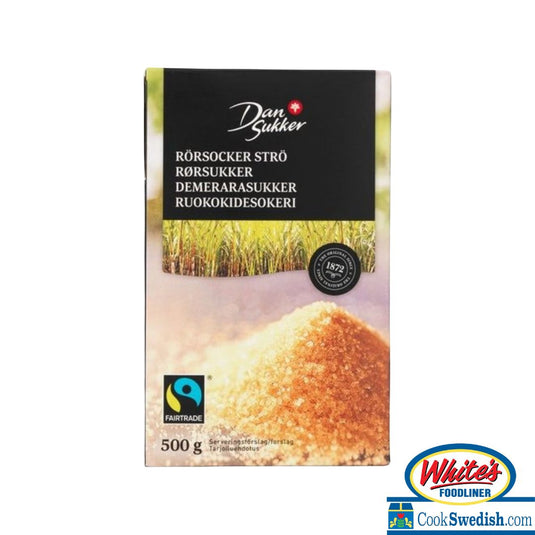 Dan Sukker Raw Cane Sugar Granules, 1lb