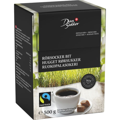 Dan Sukker Raw Sugar Cubes, 1lb