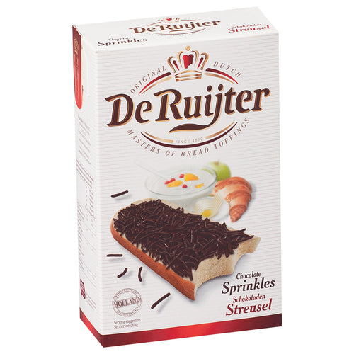 De Ruijter Dark Chocolate Sprinkles, 14oz