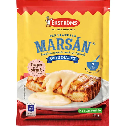 Ekstroms Marsan Instant Vanilla Sauce, 3.21oz