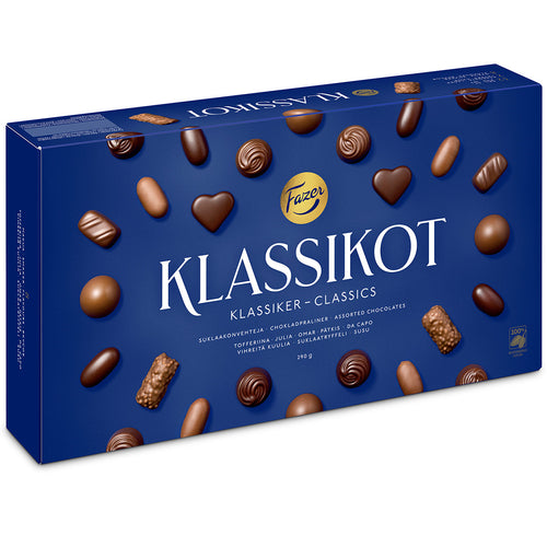 Fazer Classics Assorted Chocolates Box, 10.22oz