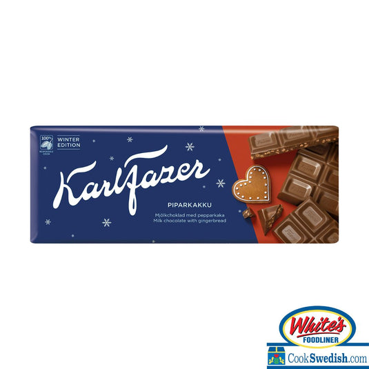 Fazer Milk Chocolate with Gingerbread Bar, 7.05oz