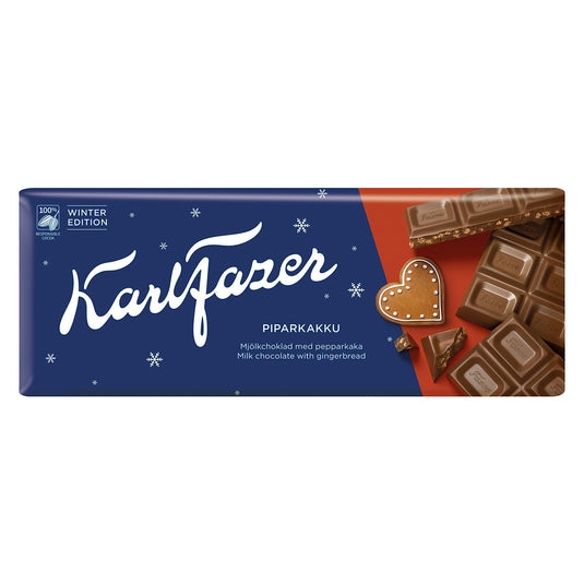 Fazer Milk Chocolate with Gingerbread Bar, 7.05oz